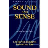 Sound and Sense: An Introduction to Poetry,9780155826106 Sound and Sense: An Introduction to Poetry,9780155826106