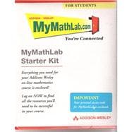 Mymathlab Starter Kit W/ CD,9780201756180 Mymathlab Starter Kit W/ CD,9780201756180