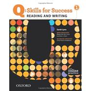 Q: Skills for Success 1 Reading & Writing Student Book with Student Access Code Card,9780194756228 Q: Skills for Success 1 Reading & Writing Student Book with Student Access Code Card,9780194756228