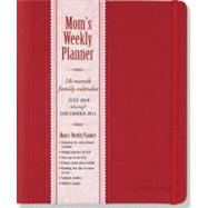 Mom's Weekly Planner Red 2011 Calendar: 18-month Family Cale..., 9781593596255