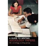A Guide to Writing Sociology Papers,9780716776260 A Guide to Writing Sociology Papers,9780716776260