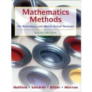 Mathematics Methods for Elementary and Middle School Teachers, 6th Edition,9780470136294 Mathematics Methods for Elementary and Middle School Teachers, 6th Edition,9780470136294