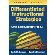Differentiated Instructional Strategies : One Size Doesn't Fit All,9781412936408 Differentiated Instructional Strategies : One Size Doesn't Fit All,9781412936408