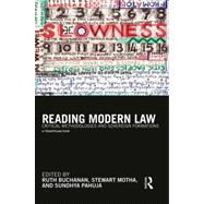 Reading Modern Law: Critical Methodologies and Sovereign Formations,9780415526418 Reading Modern Law: Critical Methodologies and Sovereign Formations,9780415526418