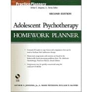 Adolescent Psychotherapy Homework Planner, 2nd Edition,9781118046418 Adolescent Psychotherapy Homework Planner, 2nd Edition,9781118046418
