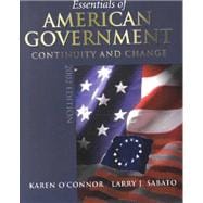 Essentials of American Government : Continuity and Change, 2002 Election Update, with LP.com Version 2.0,9780321156457 Essentials of American Government : Continuity and Change, 2002 Election Update, with LP.com Version 2.0,9780321156457