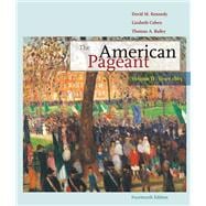 The American Pageant Volume II: Since 1865,9780547166582 The American Pageant Volume II: Since 1865,9780547166582