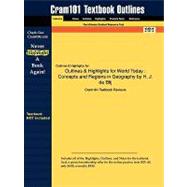 Outlines and Highlights for World Today : Concepts and Regions in Geography by H. J. de Blij, ISBN,9781428896673 Outlines and Highlights for World Today : Concepts and Regions in Geography by H. J. de Blij, ISBN,9781428896673