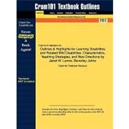 Outlines and Highlights for Learning Disabilities and Related Mild Disabilities : Characteristics, Teaching Strategies, and New Directions by Janet W. Le,9781616986704 Outlines and Highlights for Learning Disabilities and Related Mild Disabilities : Characteristics, Teaching Strategies, and New Directions by Janet W. Le,9781616986704
