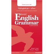 ISBN 9780134036830 product image for Basic English Grammar MyLab English & eText Access Code Card | upcitemdb.com