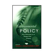 Environmental Policy : New Directions for the Twenty-First Century,9781568026985 Environmental Policy : New Directions for the Twenty-First Century,9781568026985