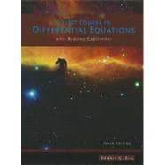 A First Course in Differential Equations with Modeling Appli..., 9781111827052