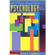 How to Think Straight About Psychology,9780321047137 How to Think Straight About Psychology,9780321047137