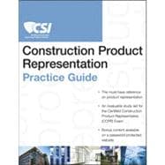 The Csi Construction Product Representation Practice Guide, 9781118027189