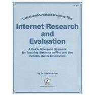 Internet Research and Evaluation : A Quick-Reference Resourc..., 9780865307193