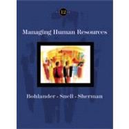 Managing Human Resources,9780324007244 Managing Human Resources,9780324007244