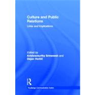 Culture and Public Relations : Links and Implications, 9780415887267
