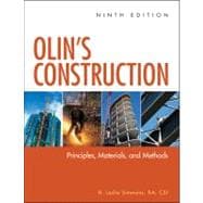 Olin's Construction: Principles, Materials, and Methods Nint..., 9780470547403
