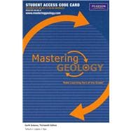 MasteringGeology -- Standalone Access Card -- for Earth Scie..., 9780321727428