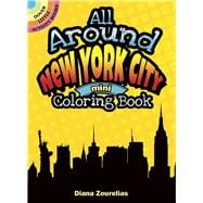 All Around New York City Mini Coloring Book