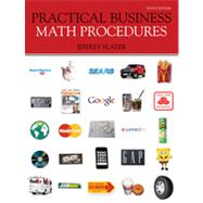 Practical Business Math Procedures, 10th Edition,9780073377537 Practical Business Math Procedures, 10th Edition,9780073377537