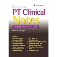 Pt Clinical Notes: A Rehabilitation Pocket Guide,9780803627604 Pt Clinical Notes: A Rehabilitation Pocket Guide,9780803627604
