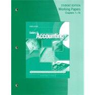 Working Papers, Chapters 1-16 for Gilbertson/Lehman's Century 21 Accounting: General Journal, 9th,9780538447652 Working Papers, Chapters 1-16 for Gilbertson/Lehman's Century 21 Accounting: General Journal, 9th,9780538447652