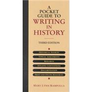 A Pocket Guide to Writing in History,9780312247669 A Pocket Guide to Writing in History,9780312247669