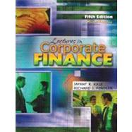 Lectures in Corporate Finance, Lectures in Corporate Finance,
