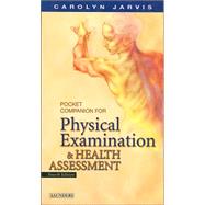 Pocket Companion for Physical Examination and Health Assessment,9780721697741 Pocket Companion for Physical Examination and Health Assessment,9780721697741
