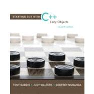 Starting Out with C++ : Early Objects,9780136077749 Starting Out with C++ : Early Objects,9780136077749