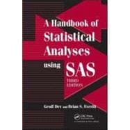 A Handbook of Statistical Analyses using SAS, Third Edition, 9781584887843