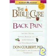 The Bible Cure For Back Pain: Ancient Truths, Natural Remedi..., 9781589268012