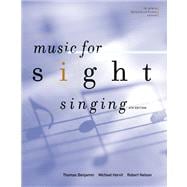 Music For Sight Singing,9780534628024 Music For Sight Singing,9780534628024