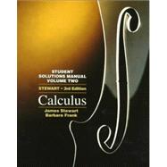 STUDENT S.M. VOL 2 - CALCULUS,9780534218034 STUDENT S.M. VOL 2 - CALCULUS,9780534218034