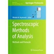 Spectroscopic Methods of Analysis : Methods and Protocols, 9781617798054