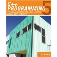 C++ Programming : Program Design Including Data Structures, 9780538798099