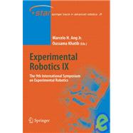 Experimental Robotics IX : The 9th International Symposium o..., 9783540288169