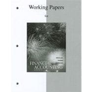 Working Papers to accompany Financial Accounting,9780077328252 Working Papers to accompany Financial Accounting,9780077328252