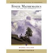 Finite Mathematics: An Applied Approach, Student Solutions Manual, 11th Edition,9780470458280 Finite Mathematics: An Applied Approach, Student Solutions Manual, 11th Edition,9780470458280