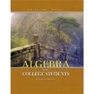 Algebra for College Students,9780321168306 Algebra for College Students,9780321168306