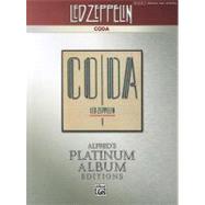 Led Zeppelin -- Coda Platinum Guitar : Authentic Guitar TAB, 9780739078327