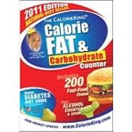 The CalorieKing Calorie, Fat & Carbohydrate Counter,9781930448339 The CalorieKing Calorie, Fat & Carbohydrate Counter,9781930448339