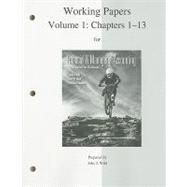 Work Papers (print) Vol 1 to accompany Financial Accounting, Vol 1 (Chap. 1-13),9780077318383 Work Papers (print) Vol 1 to accompany Financial Accounting, Vol 1 (Chap. 1-13),9780077318383
