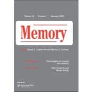 New Insights in Trauma and Memory: A Special Issue of Memory, 9781841698472