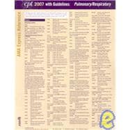 CPT 2007 Express Reference Coding Card Pulmonary/Respriatory, 9781579478490