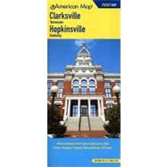 American Map Clarksville Tennessee/ Hopkinsville Ketucky,9780841628496 American Map Clarksville Tennessee/ Hopkinsville Ketucky,9780841628496