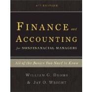 Finance and Accounting for Nonfinancial Managers : All the B..., 9780465018499