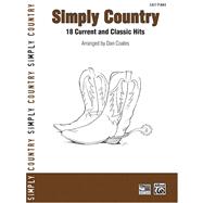 Simply Country: 18 Current and Classic Hits for Easy Piano, 9780739048504