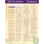 CPT 2007 Express Reference Coding Card Urology/Nephrology, 9781579478513